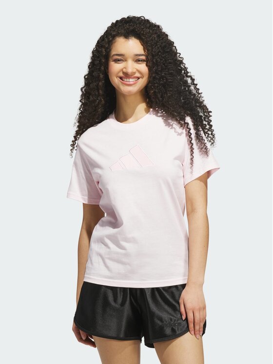 adidas adidas T-Shirt 165469 Brązowy ciemny Regular Fit