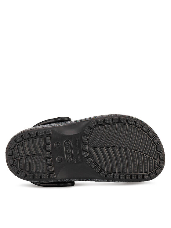 Crocs Crocs Παντόφλες BAYA GLITTER CLOG 207015-0C4 Μαύρο