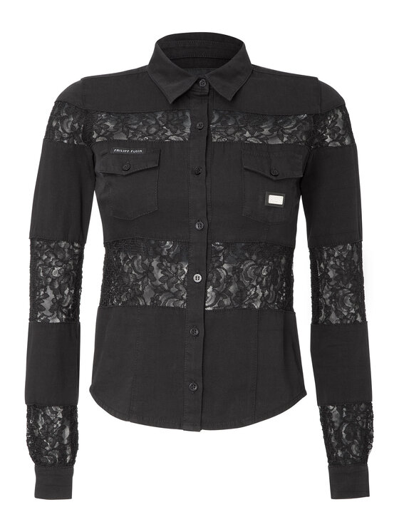 PHILIPP PLEIN PHILIPP PLEIN Košeľa 30766 Čierna Regular Fit
