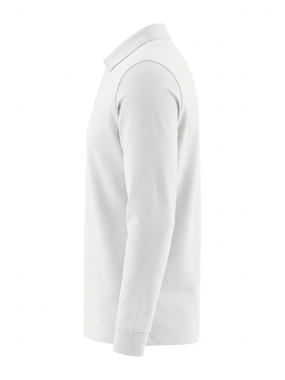 Ombre Ombre Longsleeve L174 Biały Regular Fit