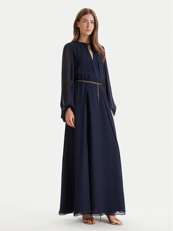 Marciano Guess Marciano Guess Abendkleid 6RGK19 7429A Dunkelblau Regular Fit