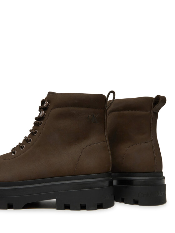 Calvin Klein Jeans Calvin Klein Jeans Planinarske cipele Lugged Laceup Boot Oxf Hiking Nb YM0YM01076 Smeđa