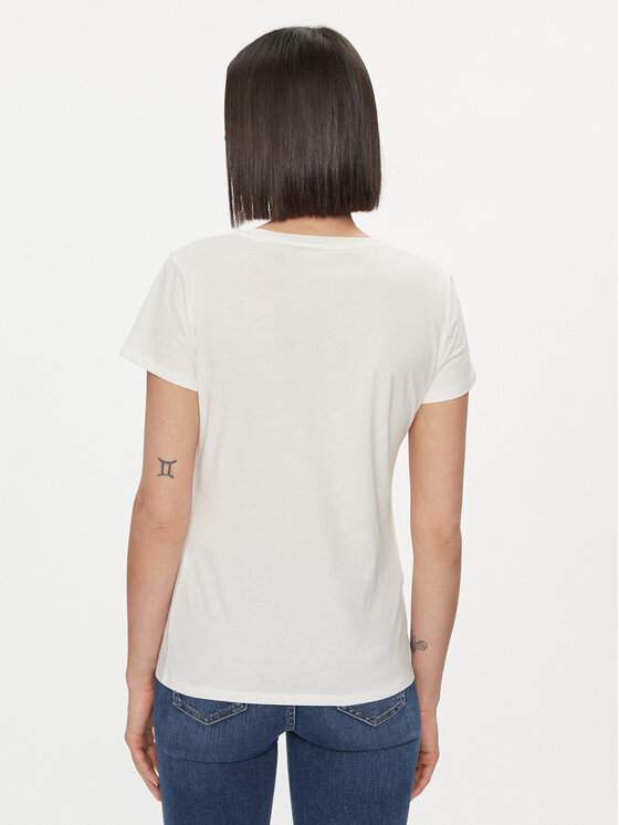 Liu Jo Liu Jo Tricou WA4019 JS923 Alb Regular Fit