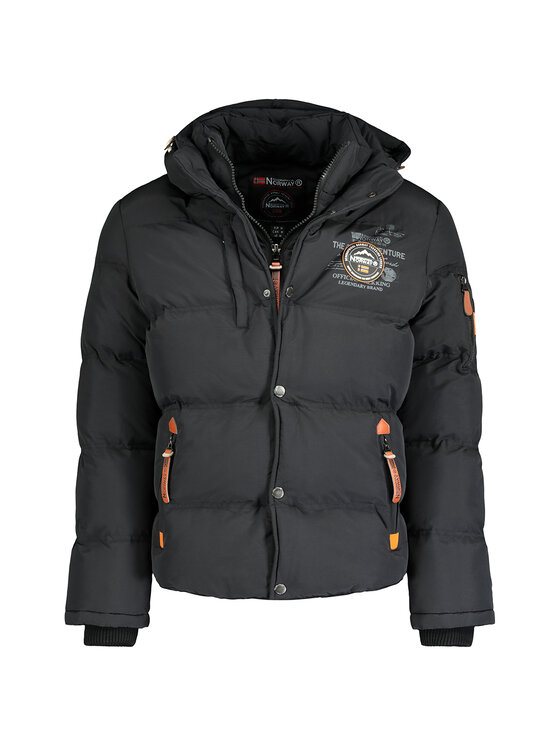 Geographical Norway Geographical Norway Parka WU5933H/GN-BLACK Czarny Reglan Fit