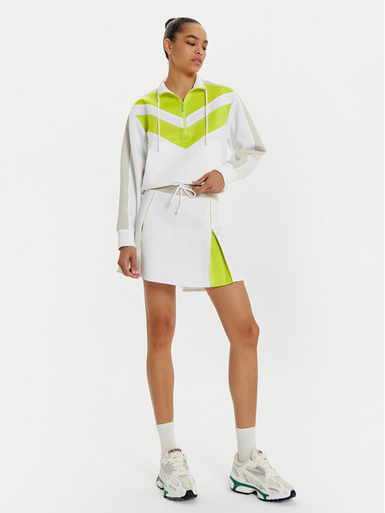 Lacoste Lacoste Mini suknja JF2671 Bijela Regular Fit