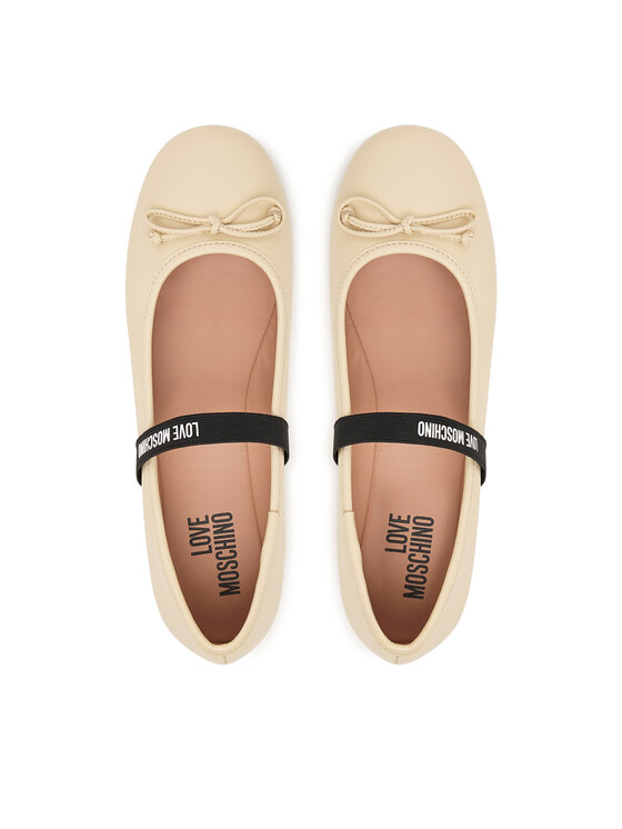 LOVE MOSCHINO LOVE MOSCHINO Baleríny JA11121G1OIE0110 Écru
