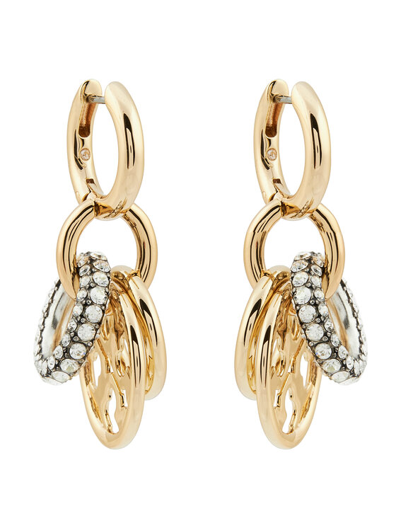Tory Burch Tory Burch Uhani Miller Pave Interlocking Earring 160179 Zlata