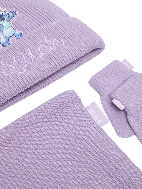 Disney Classics Disney Classics Súprava čiapka, tunelový šál a rukavice CEO-ACCCS-AW26-220DCLS Svetlo fialová