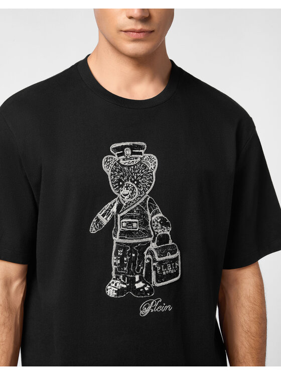 PHILIPP PLEIN PHILIPP PLEIN T-Shirt 27061 Czarny Regular Fit