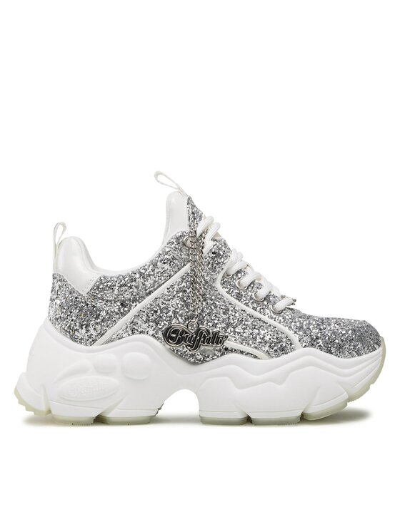 Buffalo Buffalo Tenisice Binary Glam Sneaker BN1630752 Srebrna