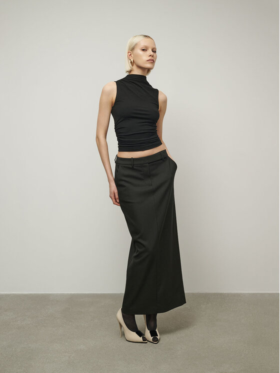 La Mania La Mania Top CARA Nero Classic Fit