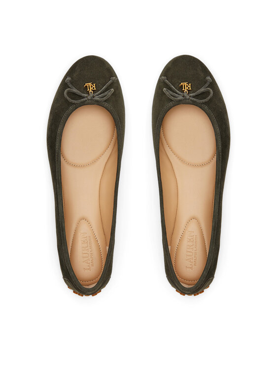 LAUREN RALPH LAUREN LAUREN RALPH LAUREN Baleriny 802951376003 Zielony