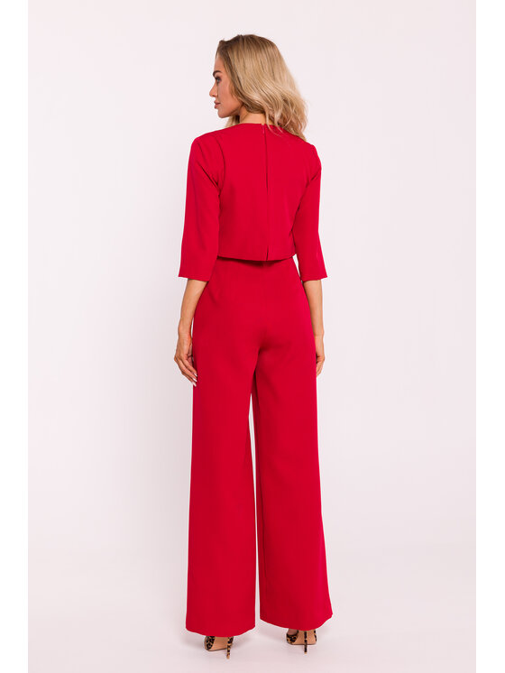 Made of Emotion Made of Emotion Jumpsuit M798 Rosso Active Fit