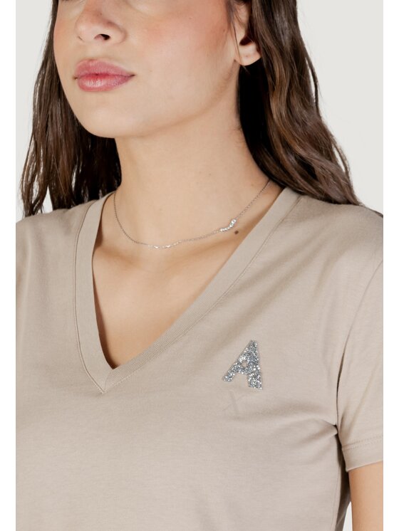 Armani Exchange Armani Exchange T-shirt XW002330 AF10356 Beige Casual Fit