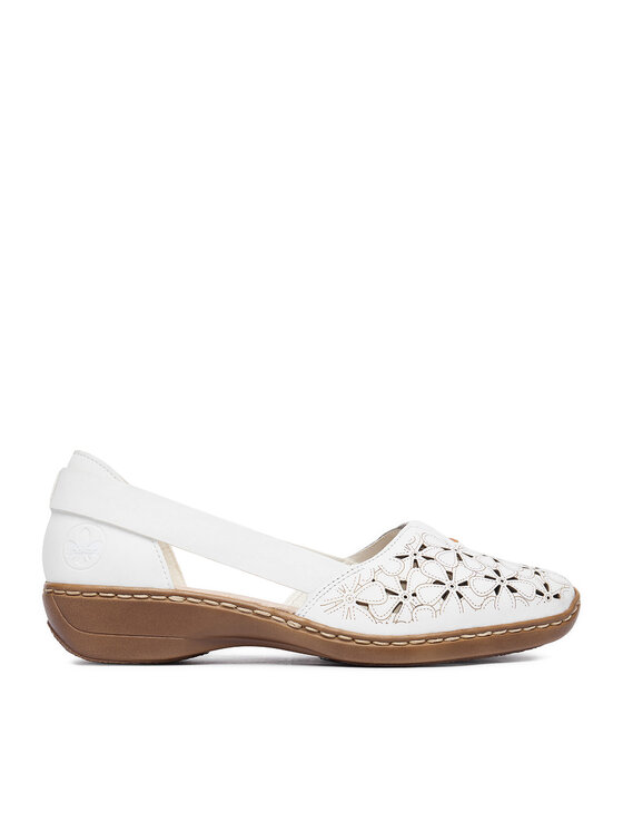 Rieker Pantofi CEO-41356-80 Alb