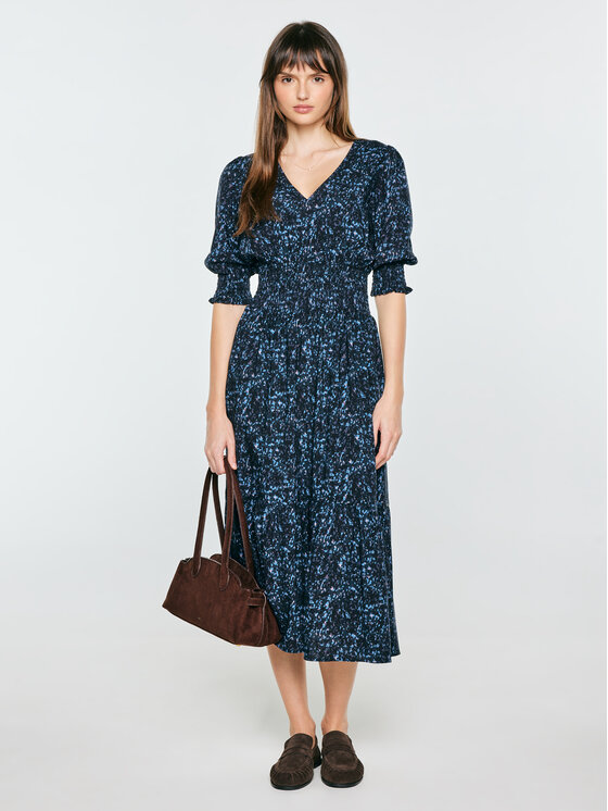 BIG STAR BIG STAR Sukienka codzienna SHERI Granatowy Tapered Fit