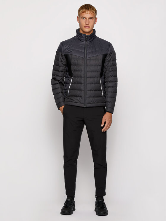 BOSS Boss Пухено яке Vail 50435035 Черен Regular Fit
