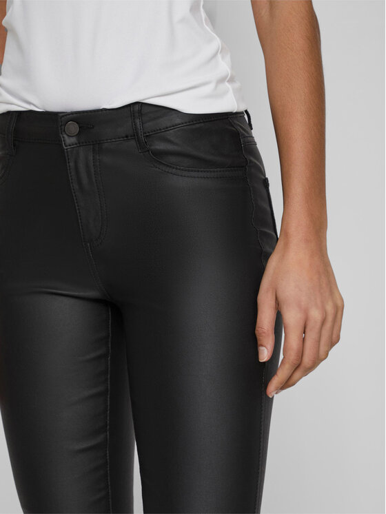 Vila Vila Hlače iz tkanine Commit 14036194 Črna Skinny Fit