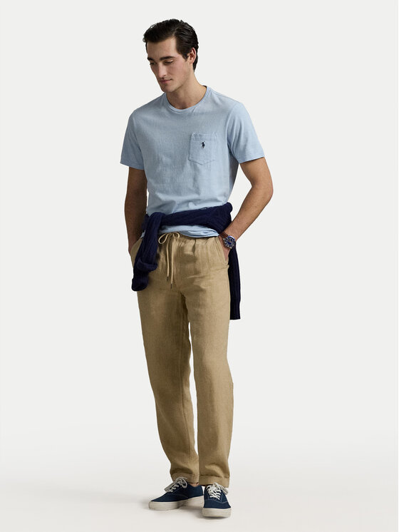Polo Ralph Lauren Polo Ralph Lauren Marškinėliai 710964511004 Žydra Regular Fit