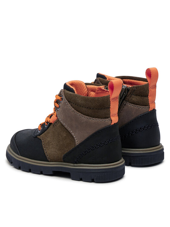 Clarks Clarks Kotníková obuv Lorcam Hike T 26178391 Khaki