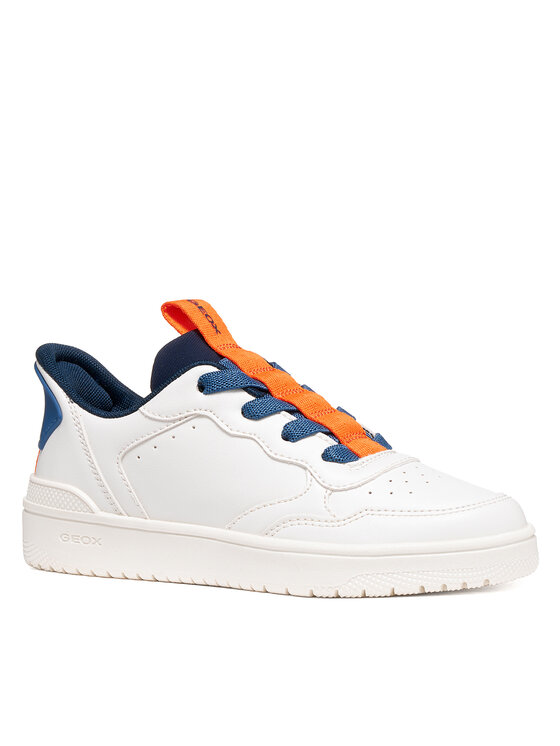 Geox Geox Сникърси J Washiba Fast In Boy J65NRA 05415 C0899 S Бял