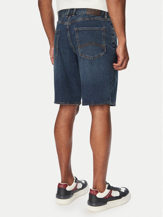 Armani Exchange Armani Exchange Džínsové šortky XM000073 AF24463 MB001 Tmavomodrá Comfort Fit