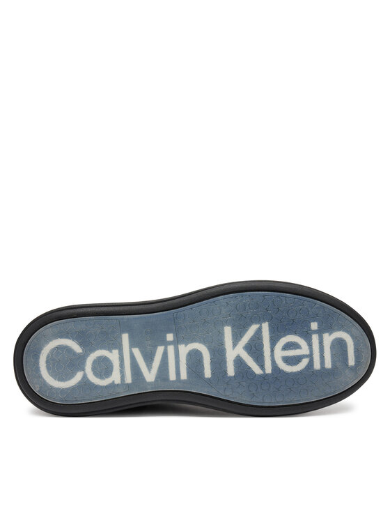 Calvin Klein Calvin Klein Laisvalaikio batai Low Top Lace Up Pat HM0HM01602 Juoda