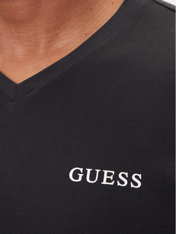 Guess Guess 3 t-kreklu kompleksts U5BG58 KCAM1 Melns Regular Fit