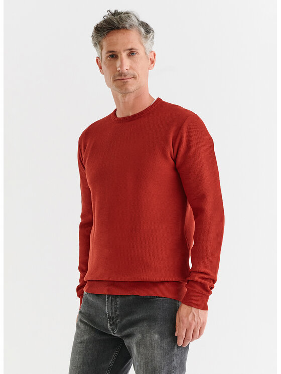 Pako Lorente Pako Lorente Sweter P23WF-2X-013 Czerwony Classic Fit