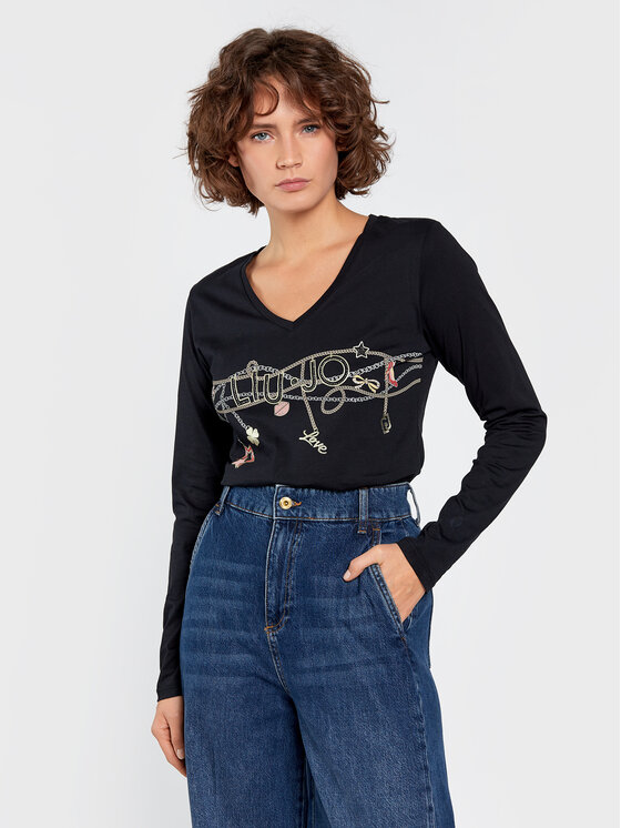 Blusa WF2293 JS923 Nero Regular Fit