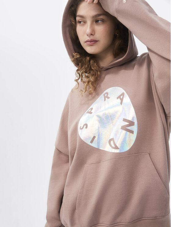 Sprandi Sprandi Bluza SP22-BLD120 Brązowy Relaxed Fit