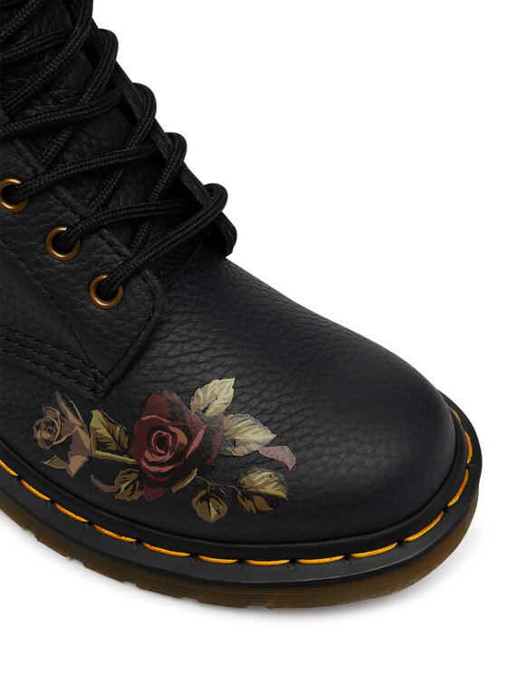 Dr. Martens Dr. Martens Schnürstiefeletten 1460 Decayed Roses DM32070001 Schwarz
