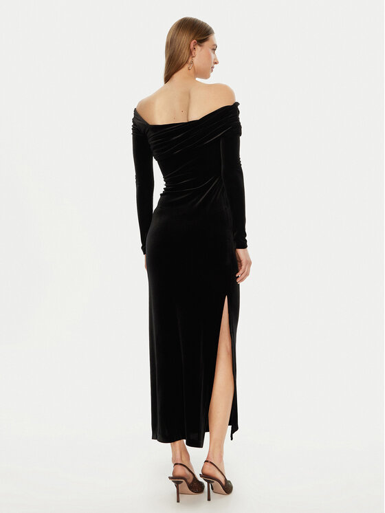 Undress Code Undress Code Sukienka koktajlowa Femme Fatale 739 Czarny Slim Fit