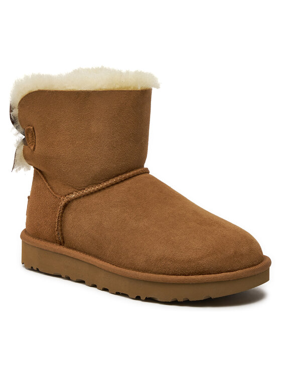 Ugg Ugg Čizme za snijeg W Mini Bailey Bow II 1016501 Smeđa