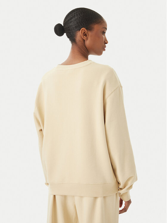 Tommy Hilfiger Tommy Hilfiger Sweatshirt Logo Embroidery WW0WW48724 Hellbeige Relaxed Fit