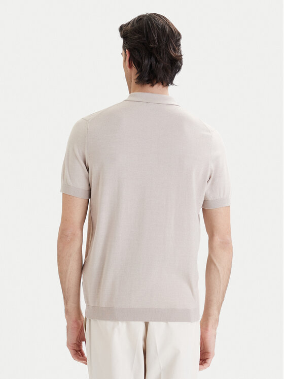 Bugatti Bugatti Poloshirt 7100-75522C Beige Regular Fit