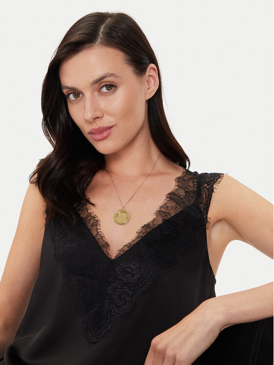 Fossil Fossil Naszyjnik Harlow Locket JF04738710 Złoty