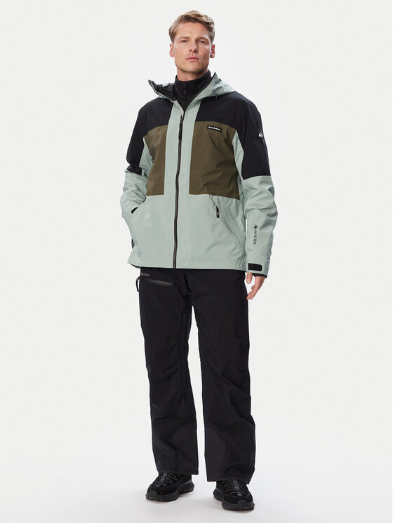 Quiksilver Quiksilver Lumelauajope Forever Stretch Gore-Tex Jk EQYTJ03549 Roheline Regular Fit