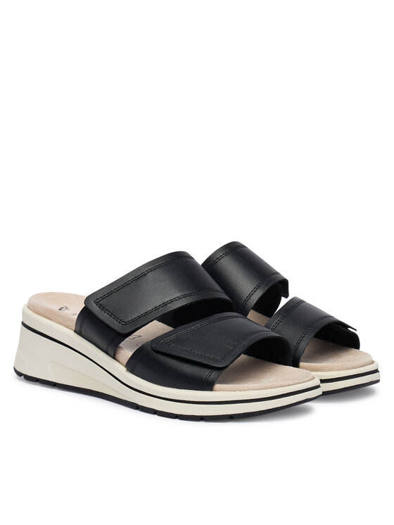 Caprice Caprice Klapki 9-27207-46 Czarny