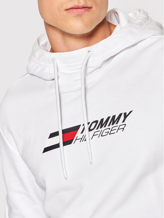 Tommy Hilfiger Tommy Hilfiger Bluză Essentials MW0MW22742 Alb Regular Fit