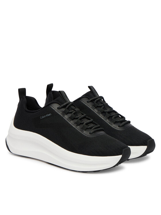 Calvin Klein Calvin Klein Sneakersy Chunky Run Ckstripe Lup Sp Kn HW0HW03006 Černá