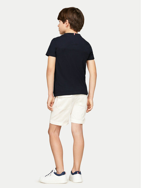 Tommy Hilfiger Tommy Hilfiger Tričko KB0KB09028 Tmavomodrá Regular Fit