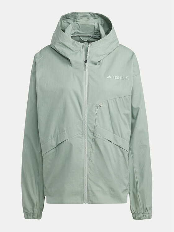 adidas adidas Széldzseki Terrex Xploric IN4629 Zöld Loose Fit
