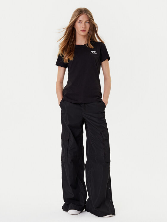 Alpha Industries Alpha Industries T-särk Basic T Small Logo 196054 Must Regular Fit