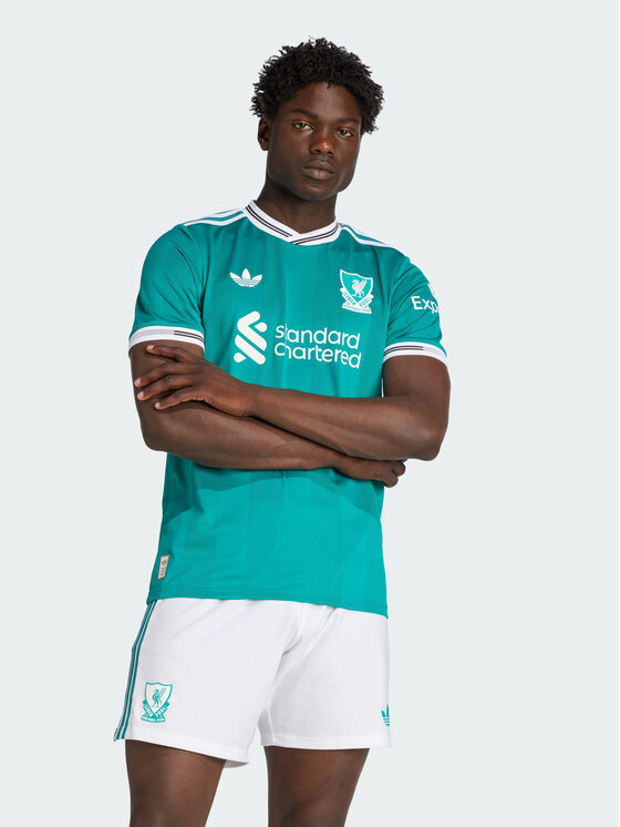 adidas adidas Koszulka techniczna 158372 Zielony Slim Fit