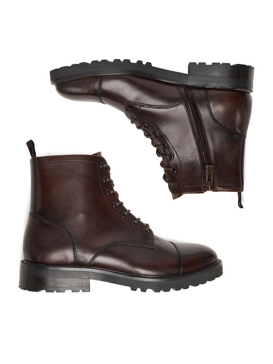 Gino Rossi Gino Rossi Schnürschuhe EO-UBERTO-02 125AM Braun