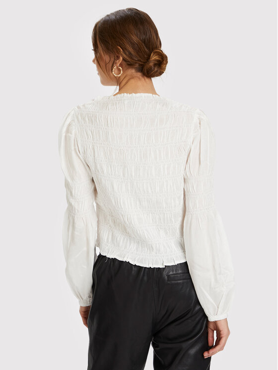 Blusa Henva 10607869 Bianco Feminine Fit