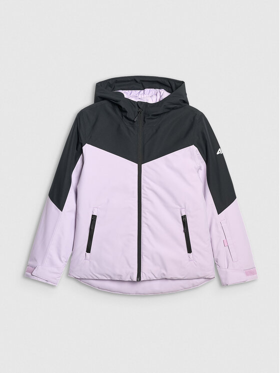 4F 4F Kurtka narciarska BASIC SKI Fioletowy jasny Regular Fit