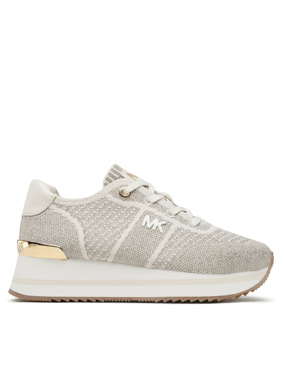 MICHAEL Michael Kors MICHAEL Michael Kors Laisvalaikio batai Monique Knit Trainer 43F3MQFSAM Pilka