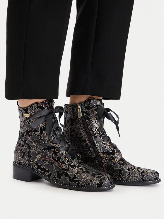 Laura Vita Laura Vita Черевики Emcmao 26 Чорний